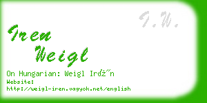 iren weigl business card